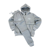 Unisex 1/2 zip up set