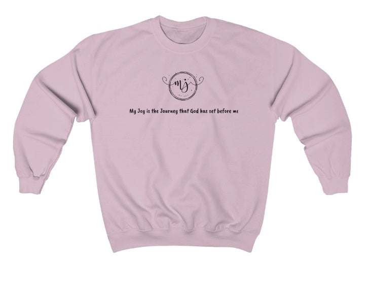 MJ-My Joy is the Journey-Light Pink Unisex Sweatshirt