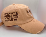MJ-My Joy Distressed Dad Hat