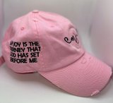 MJ- My Joy Distressed Dad hat