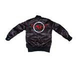 Satin Bomber Jacket