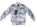 Satin Bomber Jacket