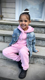MJ- Youth Light Pink Sweatsuit